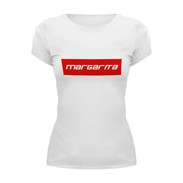 Заказать женскую футболку в Москве. Футболка базовая Margarita от THE_NISE  - готовые дизайны и нанесение принтов.