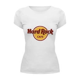 Заказать женскую футболку в Москве. Футболка базовая Hard Rock от gent777 - готовые дизайны и нанесение принтов.
