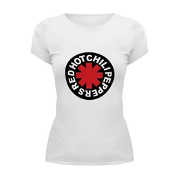Заказать женскую футболку в Москве. Футболка базовая Для фаната Red Hot Chili Peppers от rhcp - готовые дизайны и нанесение принтов.