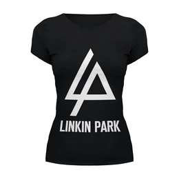 Заказать женскую футболку в Москве. Футболка базовая Linkin Park от inPrintio - готовые дизайны и нанесение принтов.