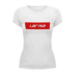 Заказать женскую футболку в Москве. Футболка базовая Larisa от THE_NISE  - готовые дизайны и нанесение принтов.