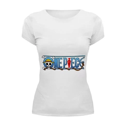 Заказать женскую футболку в Москве. Футболка базовая One Piece от Y L - готовые дизайны и нанесение принтов.