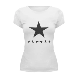 Заказать женскую футболку в Москве. Футболка базовая Black Star  от cherdantcev - готовые дизайны и нанесение принтов.