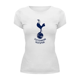 Заказать женскую футболку в Москве. Футболка базовая Tottenham Hotspur от THE_NISE  - готовые дизайны и нанесение принтов.