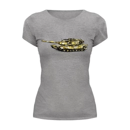 Заказать женскую футболку в Москве. Футболка базовая Абрамс (танк) от printik - готовые дизайны и нанесение принтов.