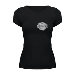 Заказать женскую футболку в Москве. Футболка базовая BioShock от THE_NISE  - готовые дизайны и нанесение принтов.