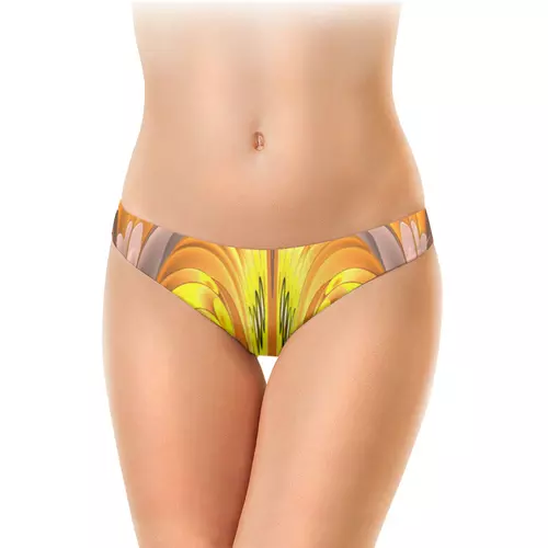 Заказать трусы в Москве. Женские трусы-слипы Лимонные вихри от Alexey Evsyunin - готовые дизайны и нанесение принтов.