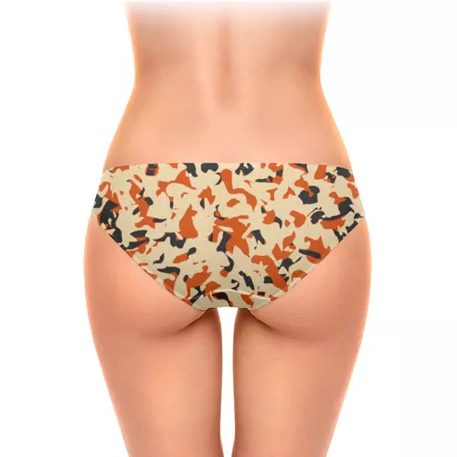 Заказать трусы в Москве. Женские трусы-слипы Камуфляж от oneredfoxstore@gmail.com - готовые дизайны и нанесение принтов.