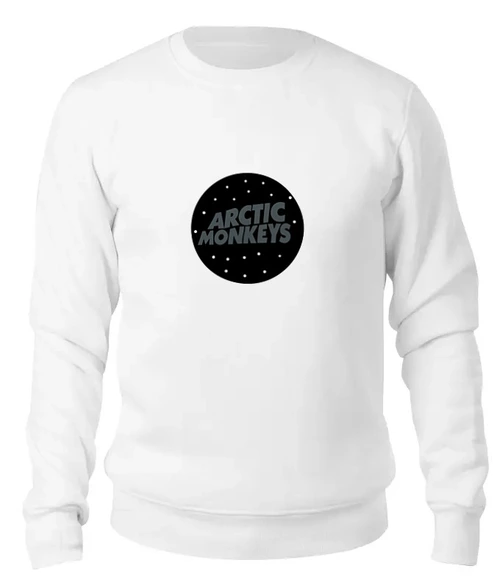Заказать свитшот в Москве. Женский свитшот хлопковый Arctic Monkeys от cherdantcev - готовые дизайны и нанесение принтов.