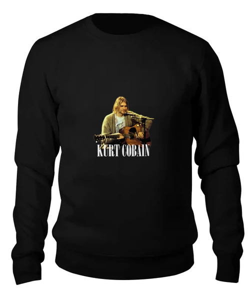 Заказать свитшот в Москве. Женский свитшот хлопковый Nirvana Kurt Cobain guitar t-shirt от rancid - готовые дизайны и нанесение принтов.