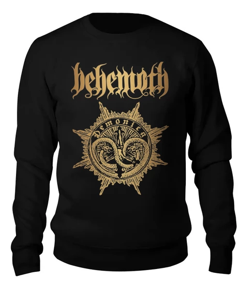 Заказать свитшот в Москве. Женский свитшот хлопковый Behemoth от geekbox - готовые дизайны и нанесение принтов.