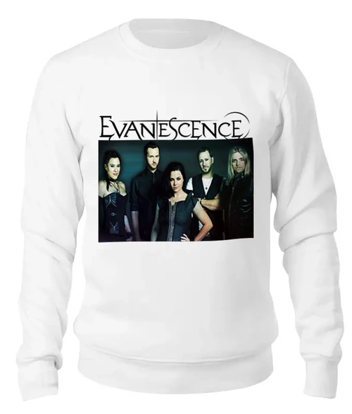 Заказать свитшот в Москве. Женский свитшот хлопковый Evanescence от THE_NISE  - готовые дизайны и нанесение принтов.