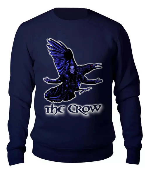 Заказать свитшот в Москве. Женский свитшот хлопковый The Crow от balden - готовые дизайны и нанесение принтов.