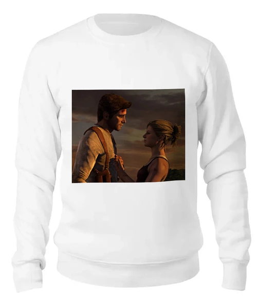 Заказать свитшот в Москве. Женский свитшот хлопковый Uncharted от GeekFox  - готовые дизайны и нанесение принтов.
