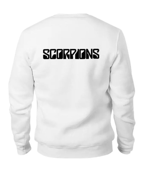 Заказать свитшот в Москве. Женский свитшот хлопковый Scorpions Band от Leichenwagen - готовые дизайны и нанесение принтов.