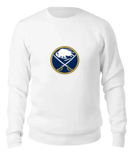 Заказать свитшот в Москве. Женский свитшот хлопковый Buffalo Sabres / NHL USA от KinoArt - готовые дизайны и нанесение принтов.