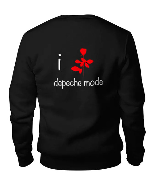 Заказать свитшот в Москве. Женский свитшот хлопковый Depeche Mode от Leichenwagen - готовые дизайны и нанесение принтов.