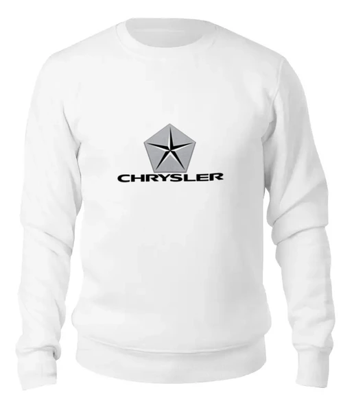 Заказать свитшот в Москве. Женский свитшот хлопковый Chrysler от DESIGNER   - готовые дизайны и нанесение принтов.
