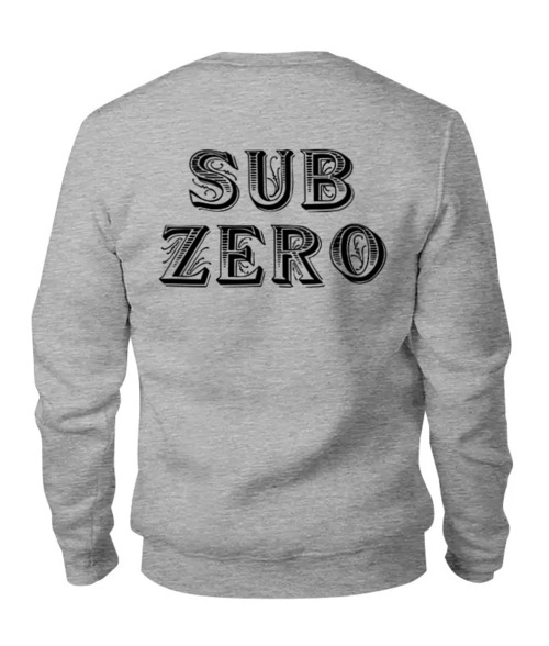 Заказать свитшот в Москве. Женский свитшот хлопковый Sub-Zero 2 от vitrum - готовые дизайны и нанесение принтов.