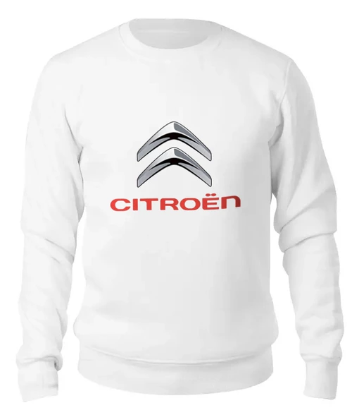 Заказать свитшот в Москве. Женский свитшот хлопковый Citroen от DESIGNER   - готовые дизайны и нанесение принтов.