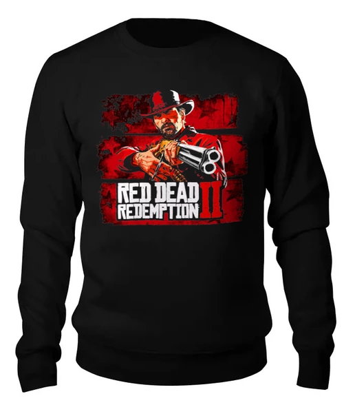 Заказать свитшот в Москве. Женский свитшот хлопковый Red Dead Redemption 2 от balden - готовые дизайны и нанесение принтов.