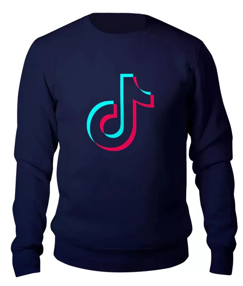 Заказать свитшот в Москве. Женский свитшот хлопковый TikTok  от DESIGNER   - готовые дизайны и нанесение принтов.