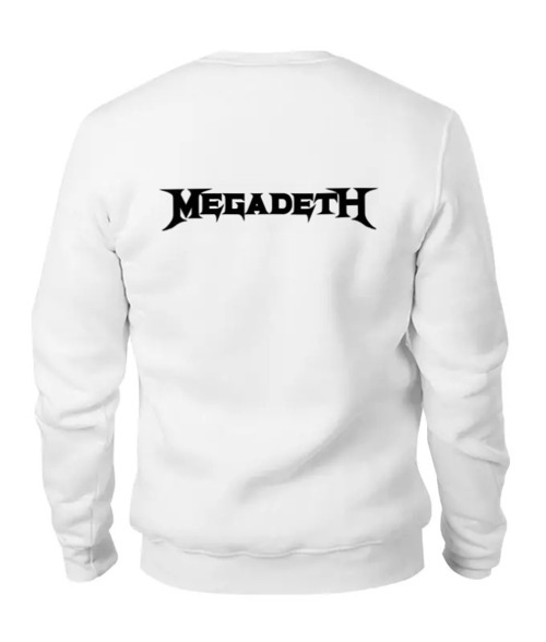 Заказать свитшот в Москве. Женский свитшот хлопковый Megadeth от Leichenwagen - готовые дизайны и нанесение принтов.