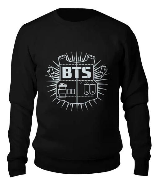 Заказать свитшот в Москве. Женский свитшот хлопковый BTS   от ПРИНТЫ ПЕЧАТЬ  - готовые дизайны и нанесение принтов.
