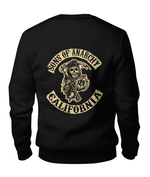 Заказать свитшот в Москве. Женский свитшот хлопковый Sons of Anarchy  от kenny - готовые дизайны и нанесение принтов.
