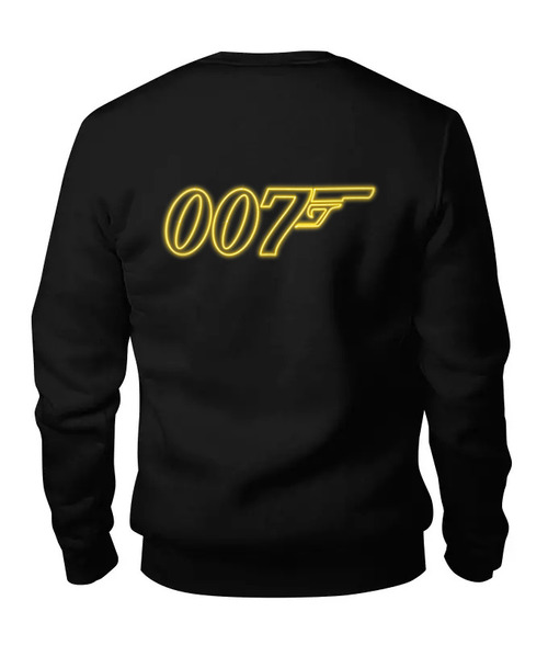 Заказать свитшот в Москве. Женский свитшот хлопковый James Bond от Leichenwagen - готовые дизайны и нанесение принтов.