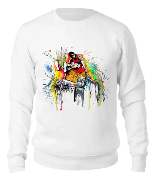 Заказать свитшот в Москве. Женский свитшот хлопковый Футболка "Прыжки в высоту" от saint - готовые дизайны и нанесение принтов.