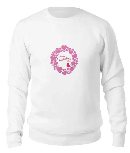 Заказать свитшот в Москве. Женский свитшот хлопковый valentine t-shirt 2 от rancid - готовые дизайны и нанесение принтов.