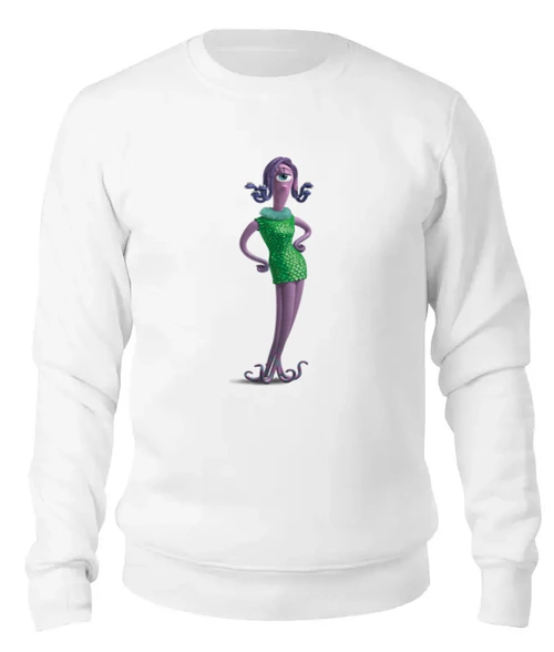 Заказать свитшот в Москве. Женский свитшот хлопковый Селия  от Vinli.shop  - готовые дизайны и нанесение принтов.