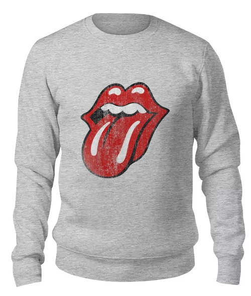 Заказать свитшот в Москве. Женский свитшот хлопковый Rolling Stones от geekbox - готовые дизайны и нанесение принтов.