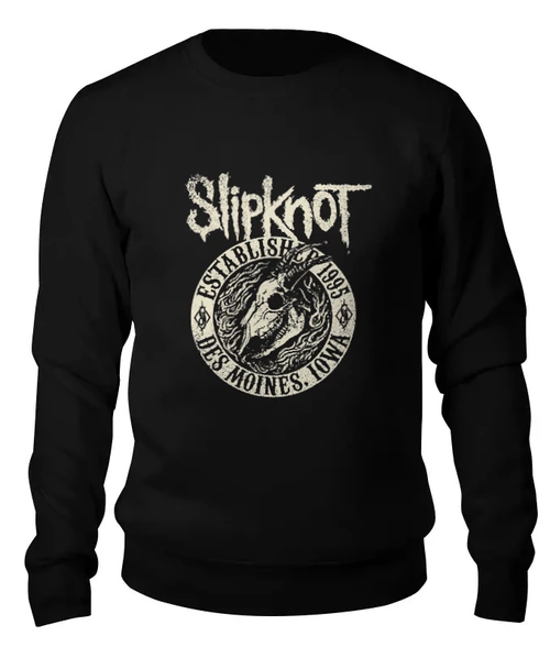 Заказать свитшот в Москве. Женский свитшот хлопковый Slipknot от geekbox - готовые дизайны и нанесение принтов.