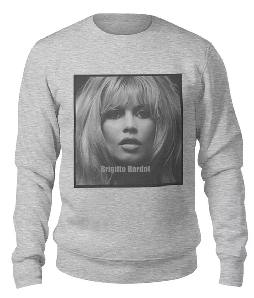 Заказать свитшот в Москве. Женский свитшот хлопковый Brigitte Bardot от KinoArt - готовые дизайны и нанесение принтов.