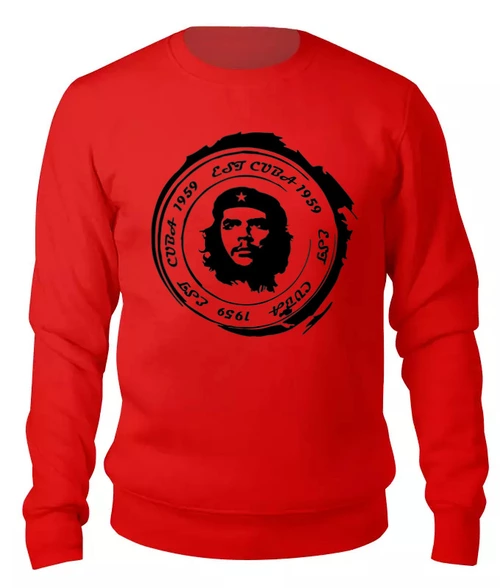 Заказать свитшот в Москве. Женский свитшот хлопковый Che Guevara от balden - готовые дизайны и нанесение принтов.