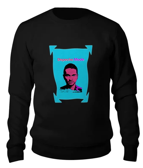 Заказать свитшот в Москве. Женский свитшот хлопковый Depeche Mode от Leichenwagen - готовые дизайны и нанесение принтов.