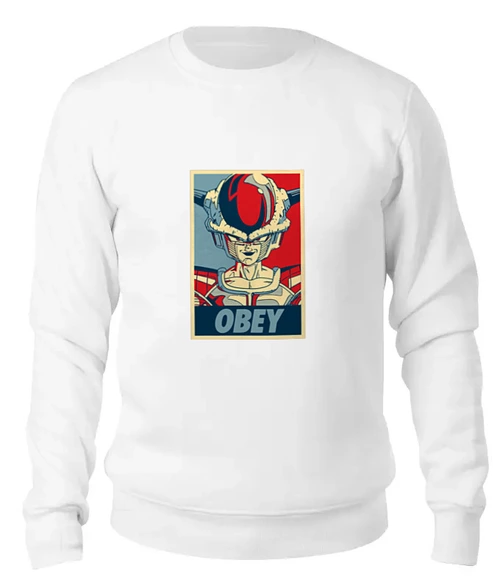 Заказать свитшот в Москве. Женский свитшот хлопковый Lord Freeza (Жемчуг Дракона) от trugift - готовые дизайны и нанесение принтов.