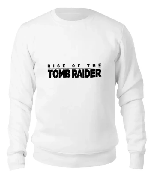Заказать свитшот в Москве. Женский свитшот хлопковый Tomb Raider от THE_NISE  - готовые дизайны и нанесение принтов.