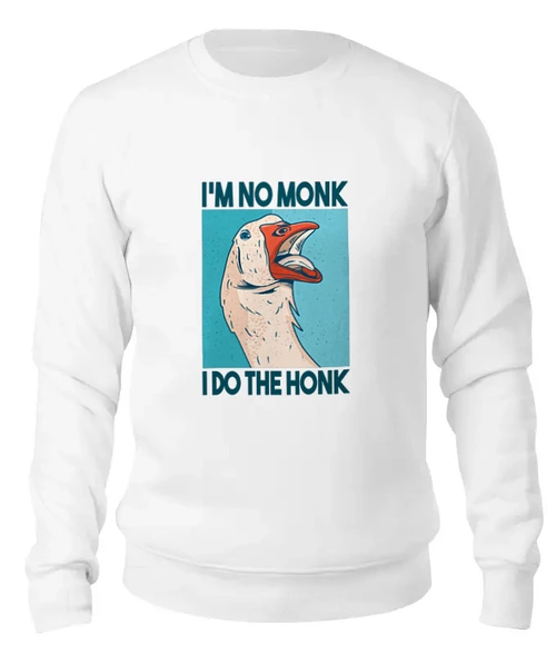 Заказать свитшот в Москве. Женский свитшот хлопковый I do the Honk от Павел Павел - готовые дизайны и нанесение принтов.
