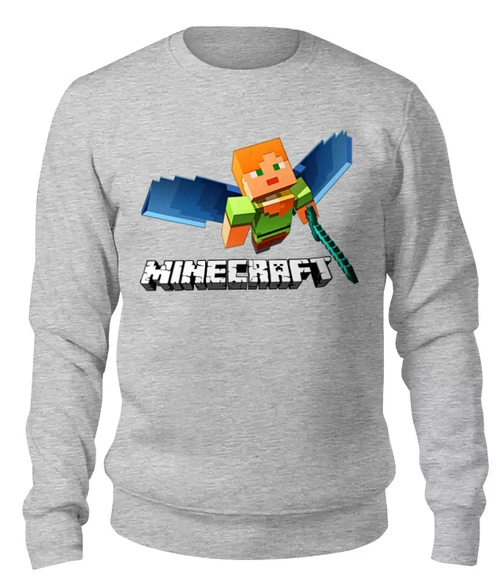 Заказать свитшот в Москве. Женский свитшот хлопковый MINECRAFT от balden - готовые дизайны и нанесение принтов.