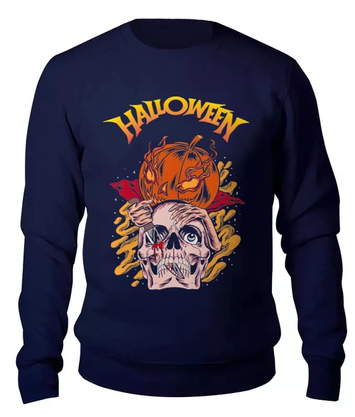 Заказать свитшот в Москве. Женский свитшот хлопковый ☠ HalloweeN ☠ от balden - готовые дизайны и нанесение принтов.