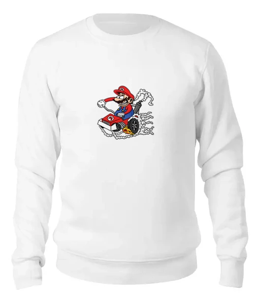 Заказать свитшот в Москве. Женский свитшот хлопковый Марио (Mario) от originals - готовые дизайны и нанесение принтов.