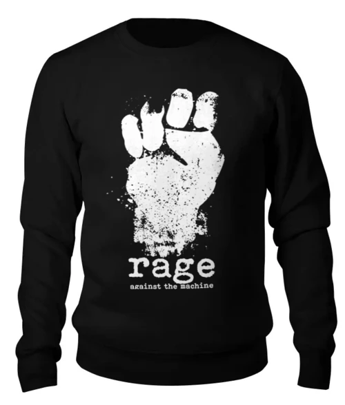 Заказать свитшот в Москве. Женский свитшот хлопковый Rage Against the Machine от geekbox - готовые дизайны и нанесение принтов.