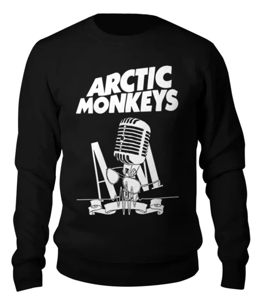 Заказать свитшот в Москве. Женский свитшот хлопковый Arctic Monkeys от geekbox - готовые дизайны и нанесение принтов.