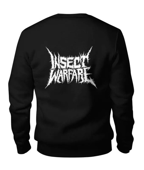 Заказать свитшот в Москве. Женский свитшот хлопковый Insect Warfare Band от Leichenwagen - готовые дизайны и нанесение принтов.