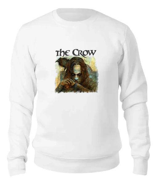 Заказать свитшот в Москве. Женский свитшот хлопковый The Crow от Leichenwagen - готовые дизайны и нанесение принтов.