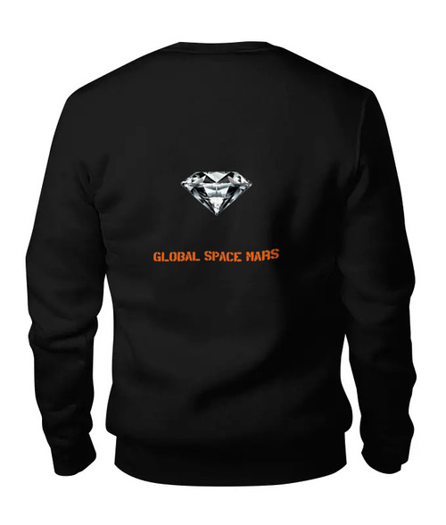 Заказать свитшот в Москве. Женский свитшот хлопковый Global  space magic  mars (коллекция огонь) от Global Space Magic  - готовые дизайны и нанесение принтов.