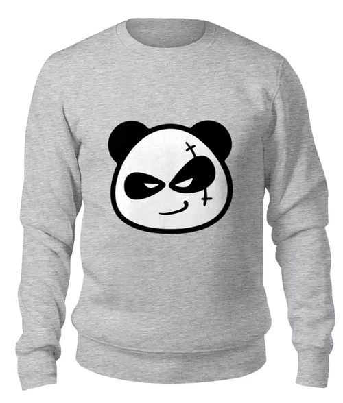 Заказать свитшот в Москве. Женский свитшот хлопковый Bad Panda    от T-shirt print  - готовые дизайны и нанесение принтов.